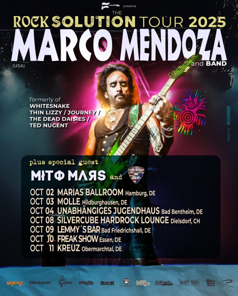 Rock Solution Tour 2025 Marco Mendoza Lord Bishop Rocks Mito Mars